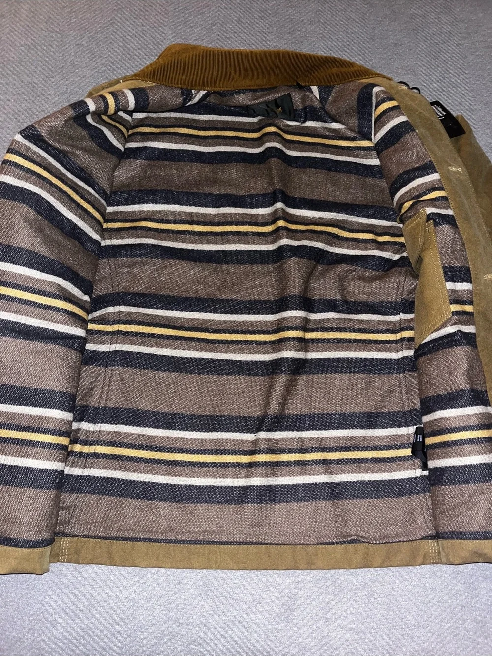 NWT Men’s Buck Mason Dry Waxed Canvas Highlander Jacket Coat. Size Small